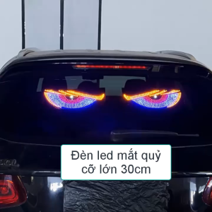 Bộ đèn led hình mắt cỡ lớn 30cm trang trí xe ô tô tải SUV xe khách Container với nhiều hiệu ứng
