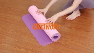 Luxury Extra Light Weight Yoga Mat Moon Phase Eco-Friendly