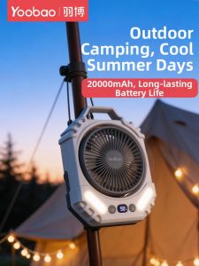 Yoobao | Rechargeable Portable USB Long Battery Life Desk Fan