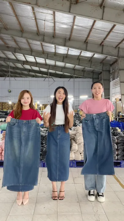 [7.7 - 9.7| Voucher 10-18%] Chân Váy Jeans Nữ GUMAC Chân Váy Bút Chì ...