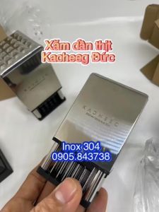 Xăm thịt inox 304 đầu dần thịt cao cấp Đức mềm ngấm gia vị vệ sinh an toàn sức khỏe