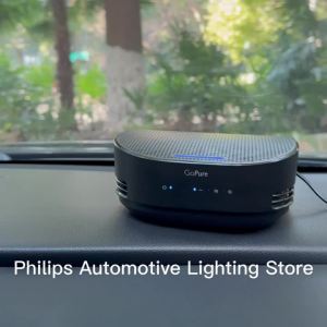 Máy Lọc Không Khí Ô Tô Philips GoPure 5301 Bộ Lọc HEPA Chạy Bằng Nguồn USB Loại Bỏ 125 Loại Chất Gây Ô Nhiễm Với Đèn Báo Chất Lượng Không Khí 3 Màu