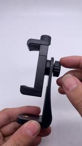 Tripod Mount Universal 360 Degree Mobile Phone Clip for 1/4 Screw Holes Cellphone Holder Desk Tripod Adapter for IPhone/Samsung