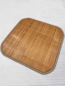 Summer Bamboo Mat Double-sided Cushion Summer Office Computer Chair Cushion Ice Cushion Cool Cushion Ice Silk Summer Mat Sofa Cushion