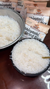 Mr.Squirrel 50PCS Dry Shirataki Rice Konjac Keto Low Carb Wholesale Shiritake Rice