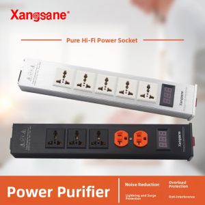 Xangsane Power Filter Socket Soundbar Power Purifier Voltage Display HiFi Audio Accessories Electric Outlet Adapters