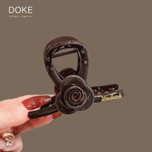 Acrylic Shark Clamp Hair Accessories Womens Half Updo Flower Clamps Vintage Style Hair Grips Fashionable Hair Accessories