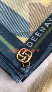 SKYSHOP HIJAB DEYA SERIES BY DEENAY SIZE 115 X115CM VOAL FINISHING SEWING kerudung segiempat motif