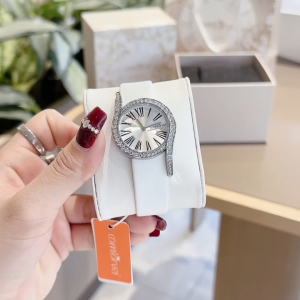 Đồng Hồ Nữ Chính Hãng COMLORVEI D626 Dây Da Lụa Mặt Tròn Size 36mm Kèm Hộp Sang Chảnh