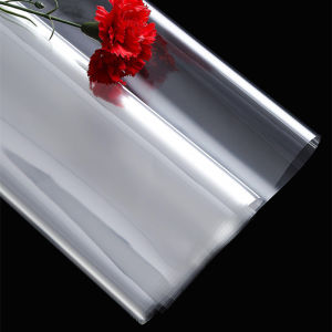 กระดาษแก้วแบบใสห่อม้วนเป็นของขวัญกระเช้าช่อดอกไม้งานศิลป์งานห่อกระดาษแก้วกระดาษห่อสำหรับห่อดอกไม้