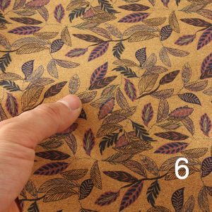 Natural Oak Cork Fabric Handmade DIY Leather Seamless Fine Particle 45*30cm for Bag Making Other Style Other Pattern