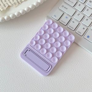 TAOYUNXI | Giá Đỡ Điện Thoại Bằng Silicon Hai Mặt Có Thể Gập Lại Tự Dính Tái Sử Dụng Gắn Tường Rảnh Tay Cho Ô Tô/bàn Làm Việc/phòng Tắm/nhà Bếp