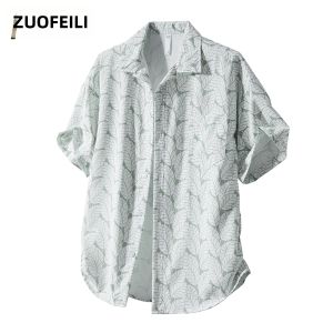 ZUOFEILI | Cool Ice Silk Breathable Casual Shirt For Men