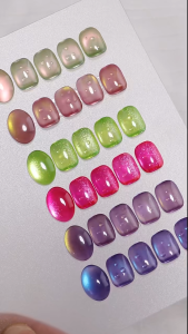 BORN PRETTY 10ml Blueberry Cat Magnetic Gel Nail Polish Summer Fruit Series Green Blue Purple Gel Polish Nails Art Supplies