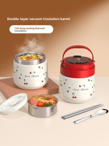 YOULUNMEI | Double Layer Insulated Lunch Box Stainless Steel