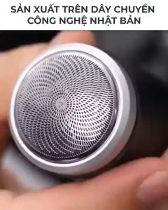 Máy Cạo Râu Mini Bỏ Túi SH-588 Máy Điện 3 Lưỡi Nhỏ Gọn An Toàn Không Lo Trầy Xước Công Nghệ Nhật Bản