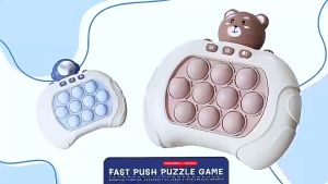 Pop it chạy pin gấu dâu và chuột mickey giải trí rèn luyện khả năng tập trung cho trẻ bộ quà tặng bé trai gái