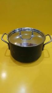 Nồi inox chống dính nội địa Nhật size 20cm cao 12cm (mã 988) Dùng được bếp từ