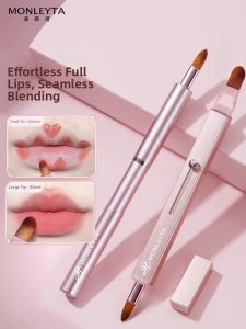 MONLEYTA | Compact Portable Lip Brush for Makeup Beginners