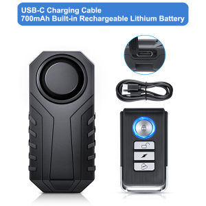 Extractme 113dB Wireless Motorcycle Bike Alarm Remote Control Loud Anti-theft Lock Waterproof Moto Bicycle Ship Security Alarm