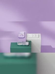 Pill Splitter Portable Pill Case for Cutting Tablets Into Two Pieces Grinding Medicine Powder Storing Pills for On-the-go Use