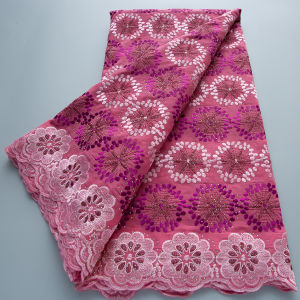 2026 Luxury Swiss Voile Lace Fabric in Switzerland 5Yards Cotton Embroidered African Dry Lace Fabric For Evening Dress