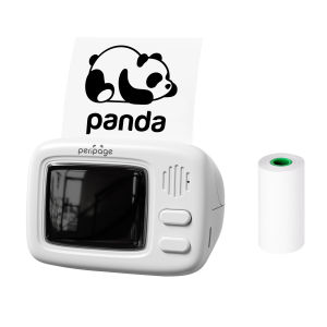 Peripage A2 Mini Thermal Printer Pocket Label Maker All in One BT Connect Adhesive Tag DIY Date icture Photo Label Memo Notes Journal Receipt with 1pcs Thermal Paper Roll Compatible with Android iOS Smartphone Windows