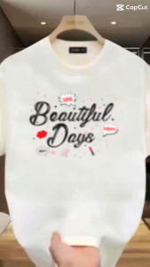 LC.TRADING เสื้อยืดพิมพ์ลายดิจิตอล ฤดูร้อน สไตล์อินสไตล์เกาหลี เสื้อยืดแฟชั่น สวมใส่สบายไม่ร้อนระบายอากาศได้ดี B0107