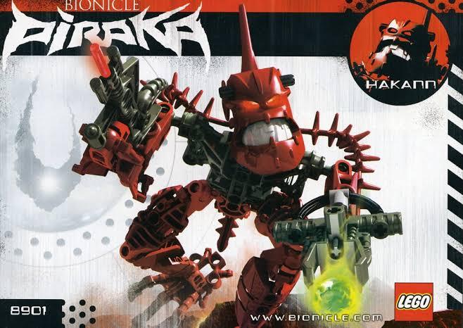 Retired set ปี 2006) Lego Bionicle แท้ 8901 Piraka Hakann ตาไม่มี