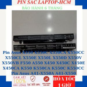 Pin Asus X550 X550C X550CA X550CC X550CL X550E X550L X550D X550V X550VB A550 K550 K550CA K550C K550CC Pin Asus A41-X550A A41-X550