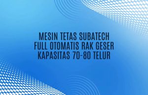SUBATECH Mesin Tetas Telur Full Otomatis Rak Geser Kap 70 80 Penetas KMT