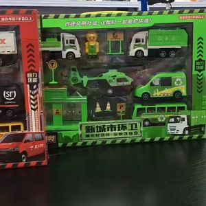 [Choo Choo Toy] Pull Back Cars Firefighter Airplane Urban Transport Set Kids Toy Boys Gift 交通工具回力玩具 Mainan Budak - BT244