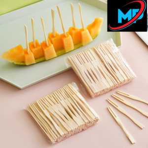 Garpu kayu dessert serbaguna ~ FOOD GRADE ~ 100 PCS