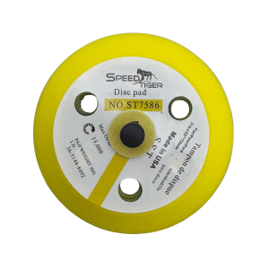 แผ่นขัดขนาด 3 นิ้ว 3 รู เกลียว 1/4 นิ้ว แบบติดตีนตุ๊กแก เปลี่ยนแผ่นขัดได้ง่ายและรวดเร็ว อุปกรณ์ขัดไม้และอุปกรณ์เสริม