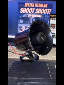 BACKHORN ⭐SHOOT SHOOT BY ANDREW E⭐ *BACKING ALARM* *VOICE WARNING* AUTOVOLTAGE 12-24 VOLTS back horn for truck 24v