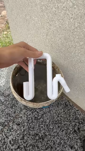 Rainwater Transfer and Overflow Pipe No-Drill Self Priming Siphon Hose Auto Water Filling Kit