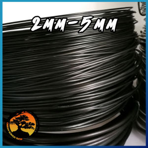 Kawat bonsai hitam alumunium super soft quality 1 roll