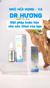 Dung Dịch Nhỏ Mũi  Xịt Mũi Họng viêm xoang Thanh Mộc Hương Dr Hương 18ml