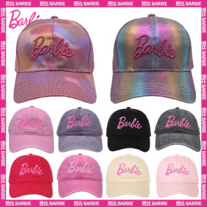 Barbie Baseball Cap Korean Letter Embroidered Hat Rainbow Hip Hop Hats Cap High Quality Curved Eaves Sun hat