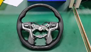 New Carbon Fiber Modification Steering Wheel Suitable for Toyota Land Cruiser Land Cruise Ship Overbearing