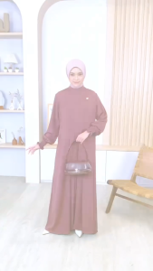 Gamis Katun Polos Nibras Selaras 013 A