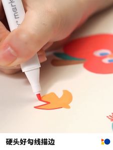 Enmy ปากกามาร์กเกอร์อะคริลิค 24/48/80 สี ปลอดสารพิษ ล้างทําความสะอาดได้