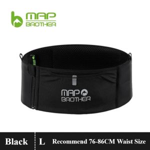 Mountainhiker | MOUNTAINHIKER Upgrade MAP BROTHER Elastic Sports Waist Pack Zippe Pack Running Race Marathon Race Travel Cycling Phone Waist Bag