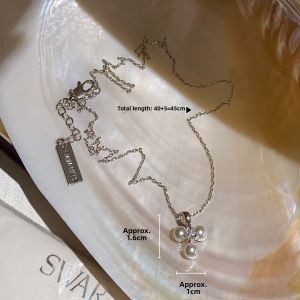 CAFFTI | Zircon Diamond Pearl High End Luxury Exclusive Necklace