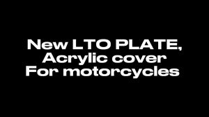Motorcycle Plate Cover Acrylic 3MM 5MM | Makapal | Plug & Play | Free Sticker | Ready to Install