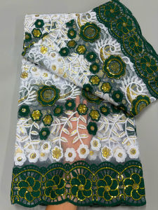 หรูหราไนจีเรียผ้าไหมตาข่ายลูกไม้ผ้า 2025 คุณภาพสูงแอฟริกันภาษาฝรั่งเศสคําผ้าลูกไม้Tulleผ้าสําหรับชุดเจ้าสาวงานแต่งงาน