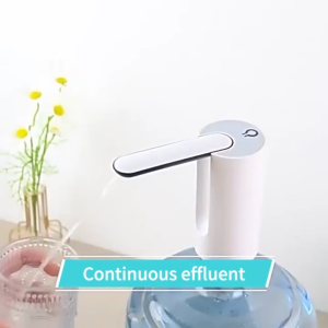 Foldable Water Bottle Pump Water Pump Dispenser Automatic Drinking Water Bottle USB Charging Water Pump Portable Suitable for All Types of Barrels
