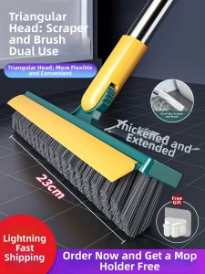 MIVOFIVO | Hard Bristle Bathroom Tile and Floor Gap Cleaning Brush