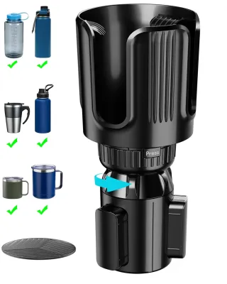 Car Mounted Dual Purpose Beverage Holder And Navigation Phone Stand Multi Functional Car Interior Decoration Water Cup Bracket