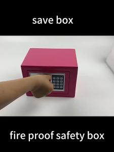 Fireproof Electronic Password Safety Box Household Deposit Money Vault Steel Safe Box With Lock